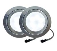 Hohota Lampada for cappa aspirante senza condotto da 2 pezzi, 12 V CC, equivalente a 1,5 W, vetro smerigliato, compatibile con ballast elettronico alogeno da 20 W(6000K_SM CONNECTOR_12VDC)