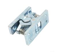 HOHOVYVY 2 supporti pesanti in lega di zinco e acciaio inox, robusto meccanismo a molla con doppio rullo per una presa sicura (lega di zinco)