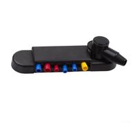 HOHOVYVY 48 V 150 A Battery Bus Bar with Secure Marine and Solar Use ABS Base e conduttore in rame 304 morsetti in acciaio inox con 12 porte (nero)