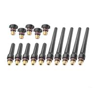 HOHOVYVY Bruciatore TIG Back Cap Kit 15 pezzi 57Y02 57Y03 57Y04 accessori per saldatura TIG per WP-17/18/26 costruzione stabile parti di manutenzione