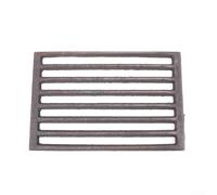 HOHOVYVY Griglia quadrata per camino in ghisa, ricambio per stufe, circolazione dell'aria ottimizzata ed efficiente combustione del legno, compatibile con Hark (28 x 19,5 cm)