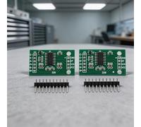 HOHOVYVY HX711 Celle di peso a 24 bit per adc Due ingressi a basso consumo energetico PCB verde per applicazioni di misurazione industriale Arduino (viola)
