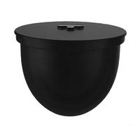 HOHOVYVY Inserto per ciotola in silicone per frullatore a testa ribaltabile da 4,5 Qt, resistente al calore fino a 232 °C, adatto per alimenti, con coperchio per cuocere, cucinare e conservare (nero)