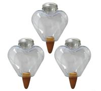 HOHOVYVY Irrigazione automatica per piante erogatore di acqua pompa piante 3 a forma di cuore per piante da inserire nel vaso