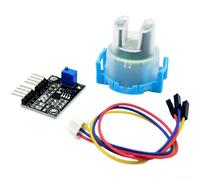 HOHOVYVY Kit di moduli per sensore di turbidità 5 V DC con tecnologia IR per misurazione della qualità dell'acqua e del materiale sospeso, per applicazioni industriali e domestiche