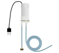 HOHOVYVY Mini pompa dell'acqua a batteria, USB 4 l/min, pompa autoadescante con spegnimento automatico, per acquario, idroponica (3 metri)
