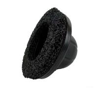 HOHOVYVY Mola abrasiva per mozzo ruota da 150 mm con rivestimento abrasivo a celle aperte, fissaggio rapido per protezione dalla corrosione e pulizia dei metalli in auto e officina (nero)