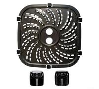 HOHOVYVY Piastra per griglia di ricambio con rivestimento antiaderente a doppio strato per PowerXL per friggitrice ad aria Vortex Pro 8QT Plus (22 x 22 cm)