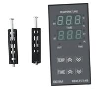 HOHOVYVY PLC Modulo di temperatura con termostato digitale BEM-TCT-4B-KR e controllo PID, intervallo di tensione 100-240V, uscita relè 250VAC 30A, compatibile per macchine Heat Press, uso industriale