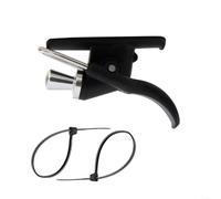 HOHOVYVY Protezione per dita per migliorare la distanza di lancio, per una maggiore distanza di lancio, strumento di lancio per spiaggia, surf, pesca (nero)