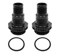HOHOVYVY Raccordo pompa per piscina 32/38 mm con O-ring per pompa SPS50 SPS75 SPS100 (2 pezzi)