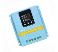 HOHOVYVY Regolatore di carica solare MPPT 100A con display LCD e doppia USB, compatibile con sistemi 12V/24V/36V/48V, per diversi tipi di batterie come GEL, Seal, Flooded, per LIFEPO4(2880w)