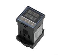HOHOVYVY Regolatore di temperatura digitale PID, REX-C100 PID Regolatore di temperatura AC 100-240V Termostato digitale con uscita relè 0-999 °C per l'industria