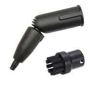 HOHOVYVY Set di 2 spazzole turbo per pulitore a vapore Kärcher serie SC, set di accessori con ugello e panno, adatto (A)