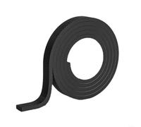 HOHOVYVY Tappetino antiscivolo per mobili, autoadesivi, 6 mm di spessore, EVA, antiscivolo, per tavolo, sedia, divano, armadio, protezione del pavimento, silenzioso, nero (2 m) (2 m)