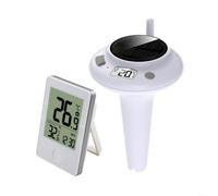 HOHOVYVY Termometro da piscina, termometro solare per piscina con display digitale radio e misuratore di temperatura dell'acqua IPX8 con portata di 60 m per piscine