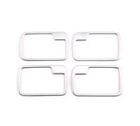 HOHPMGFGNN pannello ABS Chrome Per Land Rover Per Discovery 3 LR3 2004-2009 Auto-Styling Interni Maniglia Della Porta Telaio Di Copertura Trim Sticker(Argento)