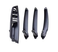 HOHPMGFGNN pannello Bracciolo Auto Anteriore Sinistro Sedile Del Conducente Per BMW E70 E71 X5 X6 LHD Maniglia Interna Della Porta Pannello Interno Pull Trim Copertura(RHD Black 4Pcs)