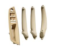 HOHPMGFGNN pannello Bracciolo Auto Anteriore Sinistro Sedile Del Conducente Per BMW E70 E71 X5 X6 LHD Maniglia Interna Della Porta Pannello Interno Pull Trim Copertura(RHD Beige 4Pcs)