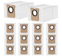 HoHumoca 14 Sacchetti per Xiaomi X20+ /X10+ /X20 Max /X20 Pro, per Dreame D10 Plus/L10s Plus/ L10s Ultra /L10s Pro Ultra /L10s Pro Gen 2 /X40 Ultra /X50 Ultra, Grande Capacité 3.2L