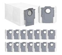 HoHumoca 16 Pièces Sacchetti di Ricambi per Roborock QV 35A/QV 35S/Saros 10R/Qrevo Curv/Qrevo Edge/Q Revo/Qrevo Pro/Qrevo MaxV/Qrevo S/Qrevo Master/S8 MaxV Ultra/S8 Max Ultra, 3L Grande Capacité