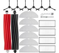 HoHumoca Accessori di Ricambio per Roborock S8 /S8+ /S8 Plus Aspirapolvere, 2 Spazzole Principali, 4 Filtri HEPA, 6 Panni, 6 Spazzole Principali