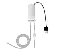 HohuzSruk Pompa elettrica a sifone per acqua, sifone autoadescante, pompa portatile, per acquario, lavandino, cantina, piscina, laghetto, giardino, irrigazione esterna camper