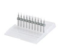 HOHXEN 10 Pezzi di Micro Punte al Tungsteno, Punte per PCB, Micro Punte - Diametro di Taglio: 0,2mm