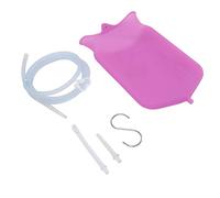 HOHXFYP Kit Sacchetto per Clistere,Sacchetto per Clistere in Silicone Resistente Alle Alte Temperature da 2 Litri,Sacchetti per Clistere Facili da Usare,Kit Colonico (2L-Viola)