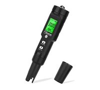 HOICATED Gamma digitale del tester della piscina del sale 0-9999ppm per la piscina di acqua salata e il test del livello del sale dello stagno di pesce di Koi tester professionale del cloruro di sodio