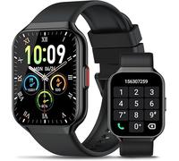 HOIFA Smartwatch Uomo Donna, 1.96" HD Orologio Smartwatch con Chiamate, 113+ Sportive Smart Watch con 24H Cardiofrequenzimetro/Contapassi/SpO2/Sonno, IP68 Orologio Fitness per Android iOS Nero