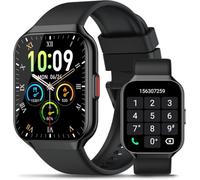 HOIFA Smartwatch Uomo Donna, 1.96" HD Orologio Smartwatch con Chiamate, 113+ Sportive Smart Watch con 24H Cardiofrequenzimetro/SpO2/Sonno/Contapassi, IP68 Orologio Fitness per Android iOS,2025 Nero