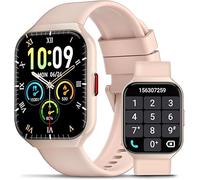HOIFA Smartwatch Uomo Donna, 1.96" HD Orologio Smartwatch con Chiamate, 113+ Sportive Smart Watch con 24H Cardiofrequenzimetro/Contapassi/SpO2/Sonno, IP68 Orologio Fitness per Android iOS Rose