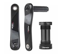 HOIIXUR Manovella per Mountain Bike Ultraleggera da 170mm in Fibra di Carbonio con guarnitura a Montaggio Diretto Integrata Dub BB68/73mm MTB