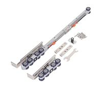 Hoist Trolley - 8 Wheel, 80KG Bearing, 2 Way Trolley Roller Assembly Hardware, for DIY Enthusiasts and Home Improvement Projects