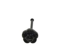 Hoisy 20G 0,8x6mm Acciaio Inossidabile Piercing Stud per Naso Donna, Fiore Rosa con Forma L, Naso Piercing Uomo Multicolore