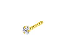 Hoisy 20G 0,8x7x3mm Acciaio Inossidabile 316L Stud per Piercing Naso Uomo, Stella con Zirconia Cubica, Piercing per Naso Nero Colorato