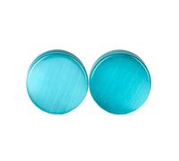 Hoisy Dilatatori per Orecchie 2Pezzi, Dilatatore Kit 19mm(3/4 inch), Rotondo con Pietra, Pietra, Blu