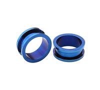 Hoisy Tunnel per Orecchie 2PCS, Kit Dilatatori Lobo 5mm(4G), Cerchio Blu, Acciaio Inossidabile, Blu