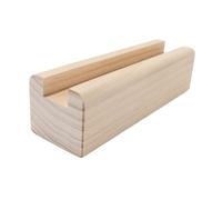 Hoite Base per specchio da pavimento, supporto per specchio a figura intera, supporto da pavimento in legno per opere d'arte, cavalletto nero fisso grande