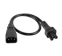 Hoite Cavo Di Alimentazione Da C14 a C5 Cavo Adattatore Di Alimentazione Da C14 Maschio a C5 Femmina Per Computer Portatile, Stampante Di Codici a Barre, Monitor, Smart TV