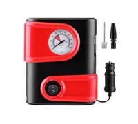 Hoite Compressore d'aria elettrico portatile per auto, gonfiatore per pneumatici, DC 12V 100PSI, con luce di emergenza per bici, moto e pallone.