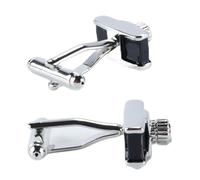 Hoite Gemelli da uomo vintage con macchina fotografica in confezione regalo, camicia francese, fotografo, gemelli neri, per affari, anniversario di matrimonio, 2 pezzi