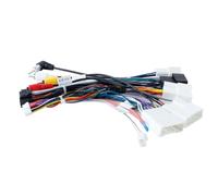 Hoite Kit cablaggio radio di ricambio, adattatore stereo Android ISO a 16 pin con connettore maschio, antenna USB, cavo RCA, senza Canbus