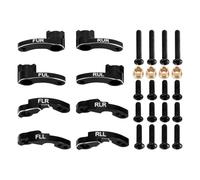 Hoite Lame flessibili RC Shock in alluminio CNC, accessori per TRX4M Defender Bronco 1/18 RC Crawler Upgrade (entro 20 g)