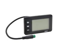 Hoite Pannello LCD 24V 36V 48V Display LCD GD01 a 5 pin per bicicletta, display retroilluminato regolabile, luminosità, velocità e chilometraggio per controller JN, motore Ebike