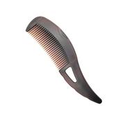 Hoite Pettine antiforfora multifunzionale a denti cavi per disintossicare il cuoio capelluto, la psoriasi, i pidocchi, unisex, per adulti, tutte le età, castano, tutti i tipi di capelli