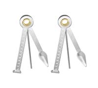 Hoite Set di 2 utensili per pipa 3 in 1: cucchiaio raschiatore, asta di pressione e ago per la pulizia