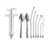 Hoite Un Set Di Siringhe Da 20 Ml Con 6 Tubi Di Raccolta E 2 Cucchiai, Siringhe Per L'alimentazione Manuale Di Uccelli, Calopsitte, Parrocchetti E Pappagalli.
