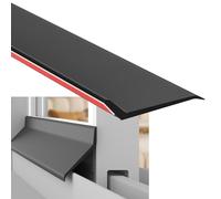 Hoiweqr Autoadesiva Barra Meteo per Finestre - Design Angolato per Drenaggio - Previene Danni da Acqua - Barriera Antipioggia per Finestre - Adatto per Varie Tipologie di Infissi(2m(6.6ft))
